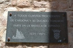 CARDONA BATALLA DE LEPANTO.