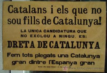 dreta cataluña
