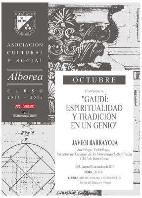 Cartel conferencia octubre Asociacion Alborea(1)
