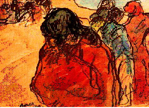 Nonell (Gitanas en el somorrostro)