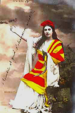 POSTAL CATALANISTA AMUNT ELS CORS QUE LA VICTORIA ES NOSTRA