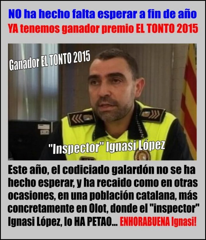 tonto del año