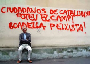 Boadella, un tipo muy querido por el nacionalismo catalán.