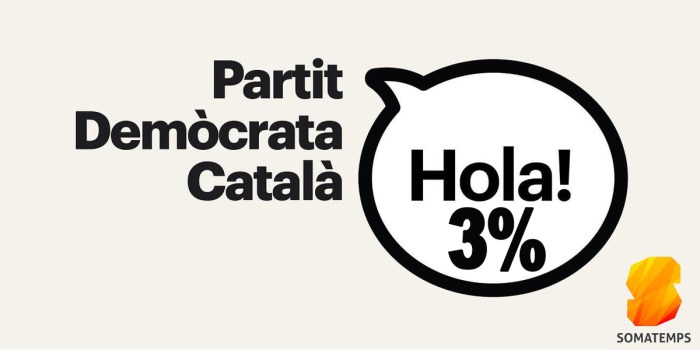 partit democrata catala 3 per cent