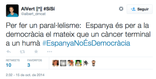 albert donaire malagelada, twitter, tuit, catalunya, mossos, independencia