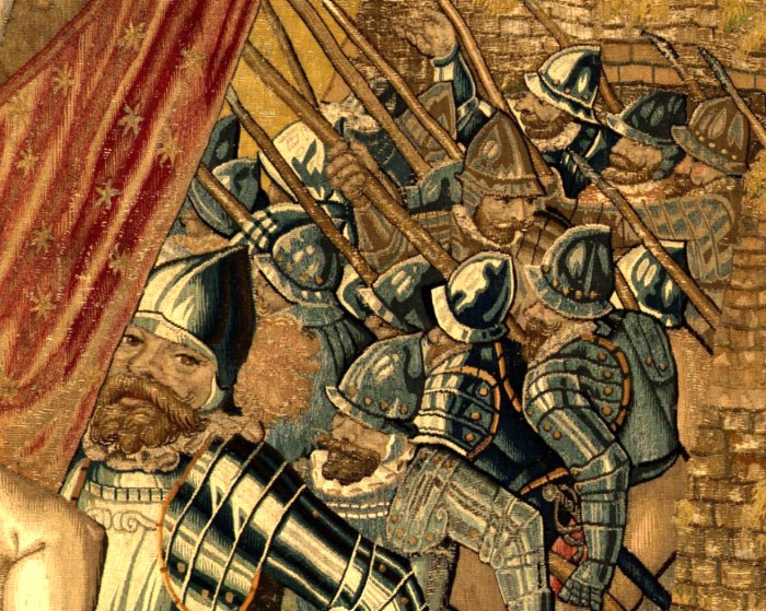 Asalto nocturno de Ardrés - Morriones derecha