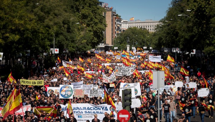 MANIFESTACIÓN DE LA ASOCIACIÓN JUSAPOL