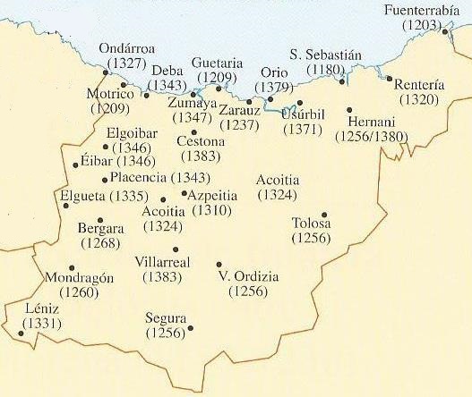 FUNDACIÓN DE VILLAS EN GUIPÚZCOA