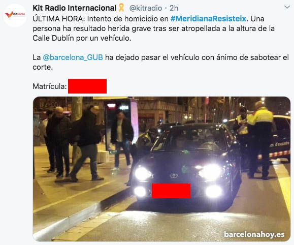 tuit-independentista-meridiana-barcelona-hoy